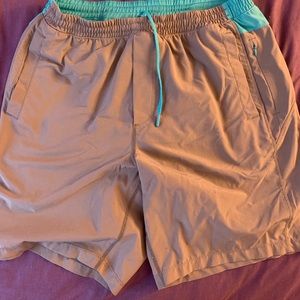 Birddogs Gray/Teal Shorts or Use as Swim Trunks XL